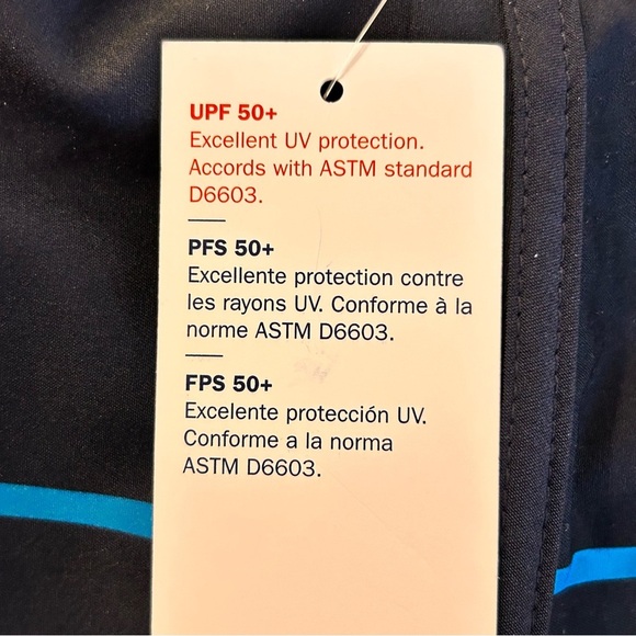 Old Navy Blue Board Shorts UV Protection Size 34 - Picture 5 of 7